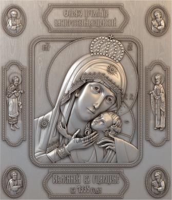 Икона Божией Матери Касперовская 3d stl модель для ЧПУ