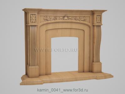 Fireplaces 0041 stl model for CNC