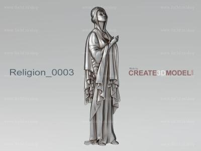 Religion 0001 stl model for CNC