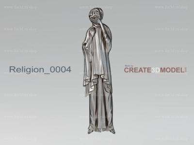 Religion 0002 stl model for CNC