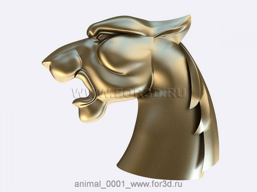 Animal 0001 3d stl модель для ЧПУ