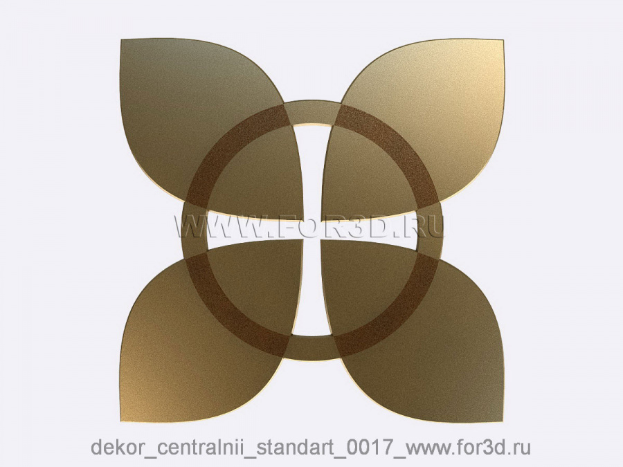 Decor central standart 0017 3d stl модель для ЧПУ