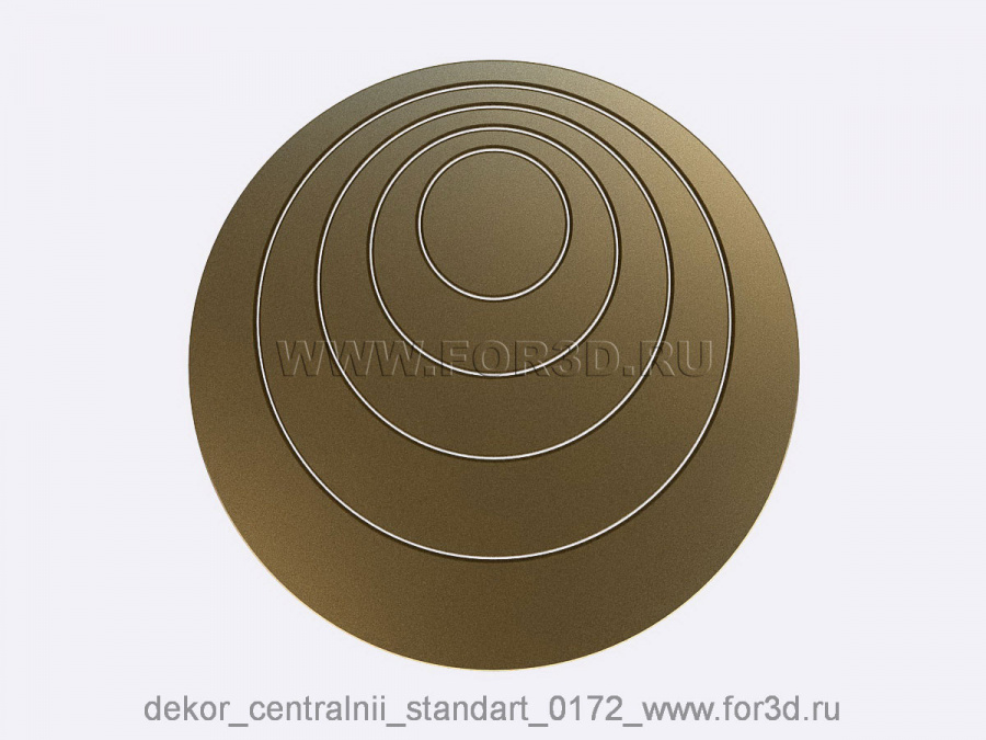 Decor central standart 0172 3d stl модель для ЧПУ