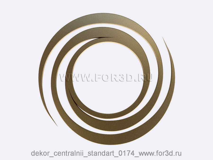 Decor central standart 0174 3d stl модель для ЧПУ