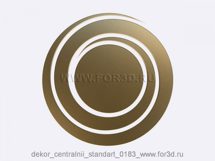 Decor central standart 0183 3d stl модель для ЧПУ