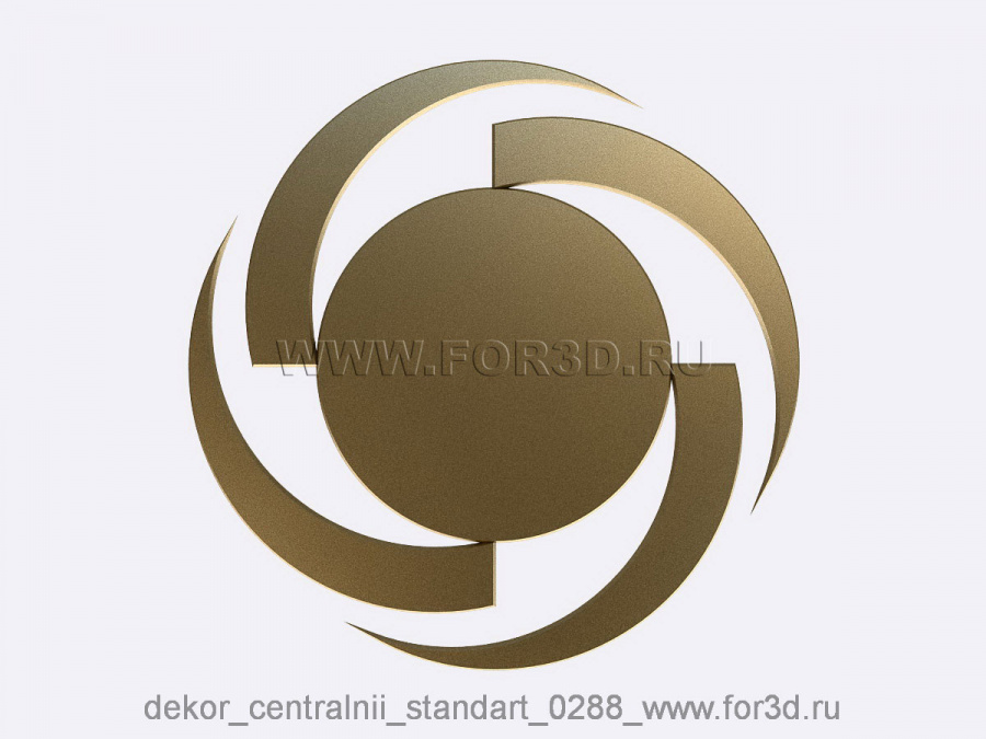 Decor central standart 0288 3d stl модель для ЧПУ