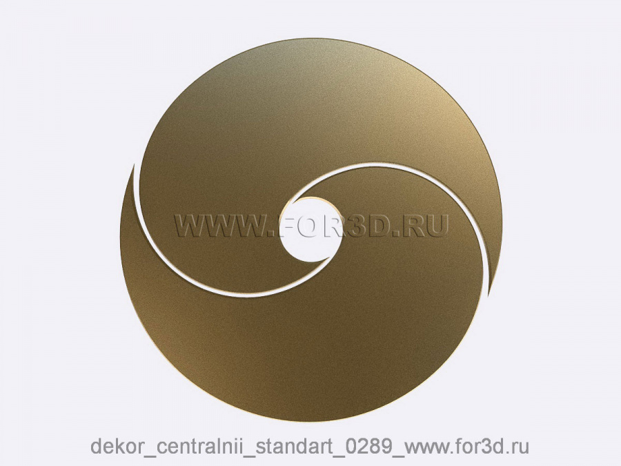 Decor central standart 0289 3d stl модель для ЧПУ