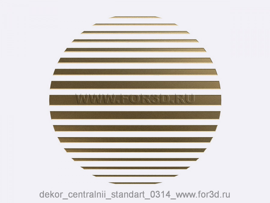 Decor central standart 0314 3d stl модель для ЧПУ