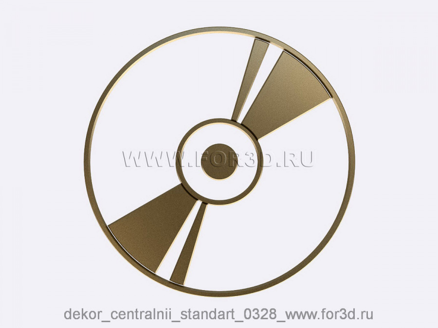 Decor central standart 0328 3d stl модель для ЧПУ