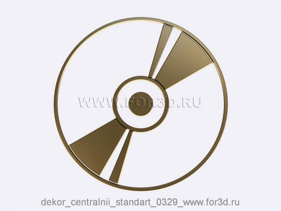 Decor central standart 0329 3d stl модель для ЧПУ