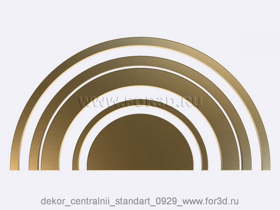 Decor central standart 0929 3d stl модель для ЧПУ