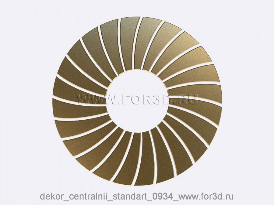 Decor central standart 0934 3d stl модель для ЧПУ