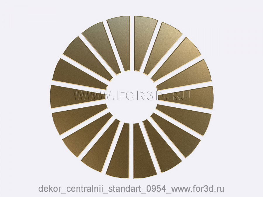 Decor central standart 0954 3d stl модель для ЧПУ