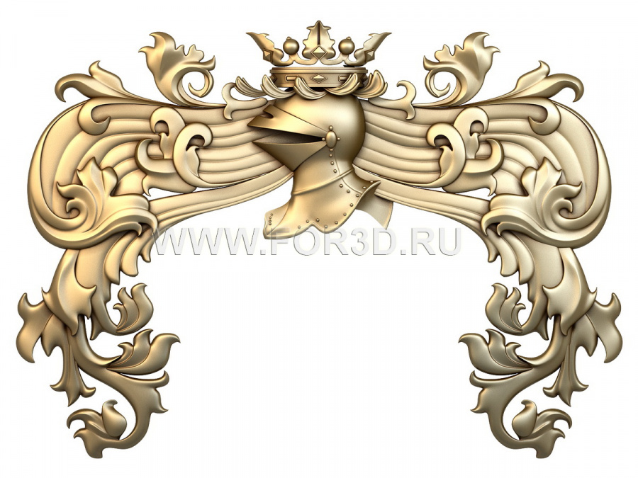 Coat of arms 0071 3d stl for CNC
