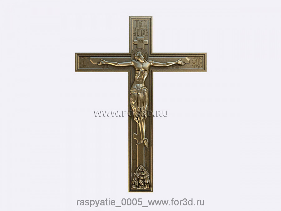 Crucifixion of Jesus 0005 | 3d stl model for CNC 3d stl модель для ЧПУ