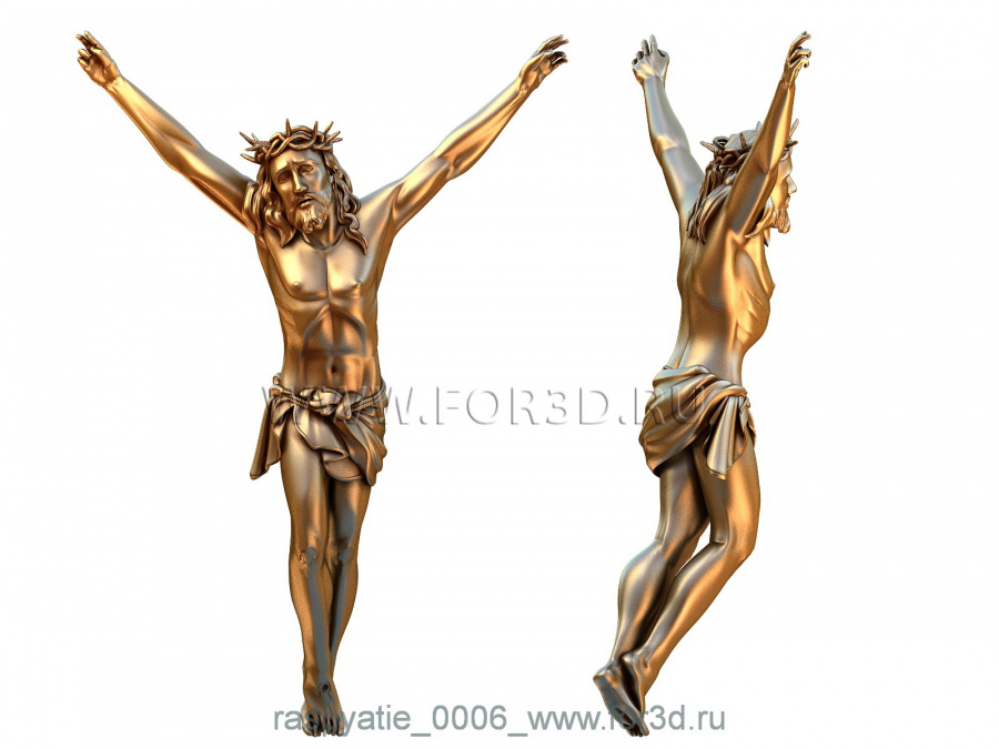 Crucifixion of Jesus 0006 3d stl модель для ЧПУ