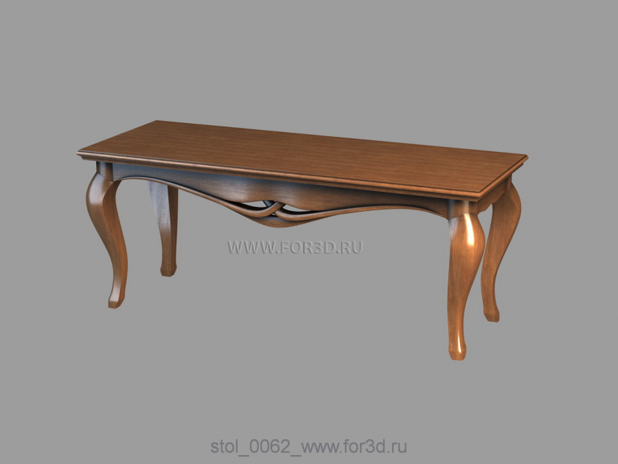 Table 0062 3d stl for CNC