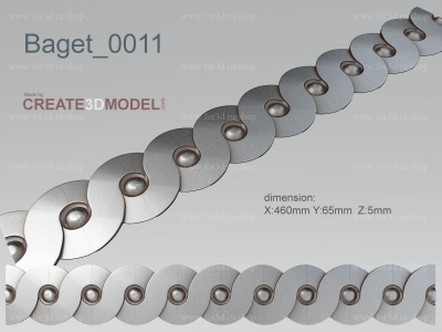 Baget 0011 | stl - 3d model for NC machine