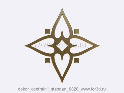 2d Декор центральный стандарт 0020