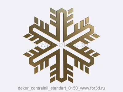 2d Декор центральный стандарт 0150