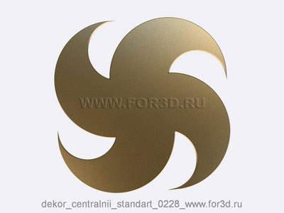 2d Декор центральный стандарт 0228