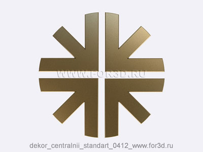 2d Декор центральный стандарт 0412