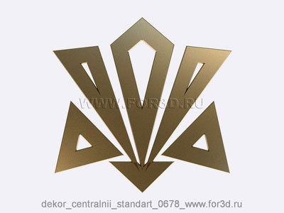 2d Декор центральный стандарт 0678