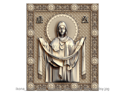 Икона 0146 Покрова Пресвятой Богородицы