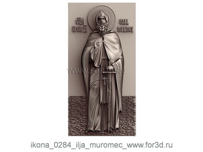 Icon 0284 Ilya Muromets | stl - 3d model