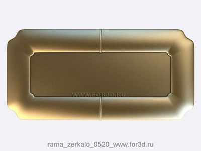 Mirror 0520 | 3d stl model for CNC