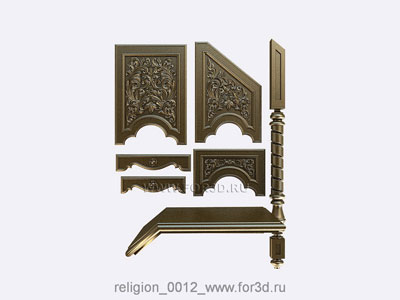 Religion 0012 | 3d stl model for CNC