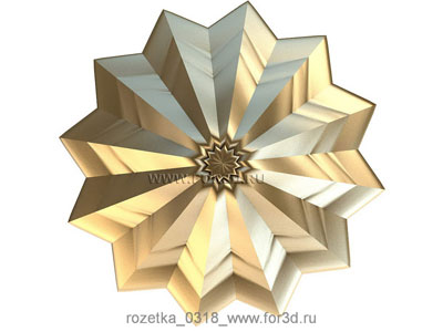 Rosette 0318 | 3d stl model for CNC