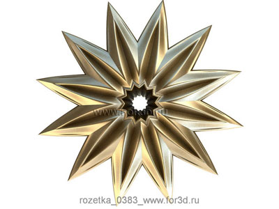 Rosette 0383 | 3d stl model for CNC