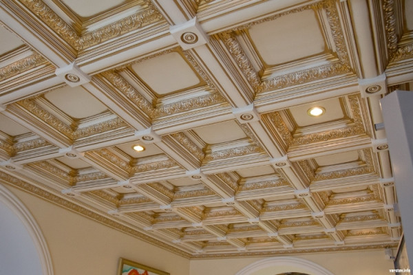 Coffered ceilings types, features, advantages, where to get models for CNC machines