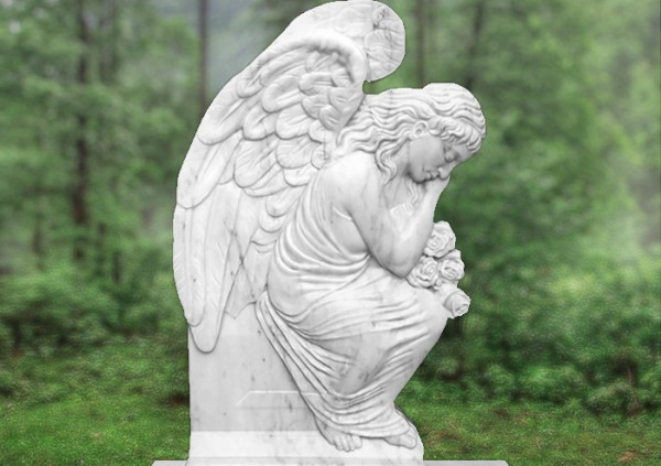 Monuments in the form of angels on CNC