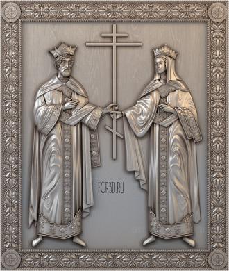 икона Святой  Константин и Елена