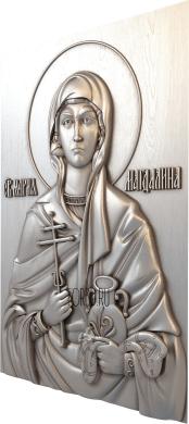 Икона Св. Мария Магдалина 3d stl модель для ЧПУ