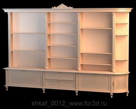 Cabinet 0012 stl model for CNC