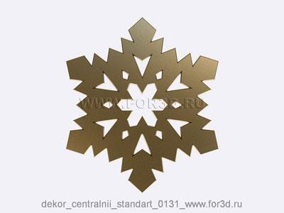 Decor central standart 0131 stl model for CNC