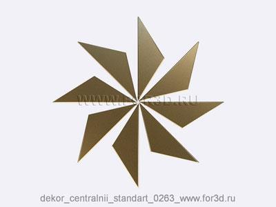 Decor central standart 0263 stl model for CNC