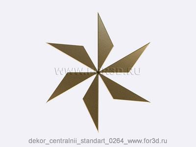 Decor central standart 0264 stl model for CNC