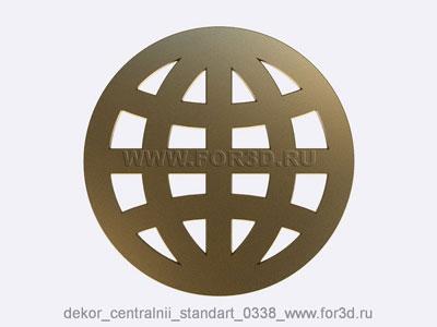 Decor central standart 0338 stl model for CNC