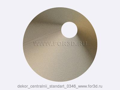 Decor central standart 0346 stl model for CNC