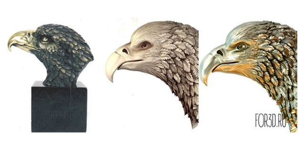3д модели животных и птиц  для ЧПУ