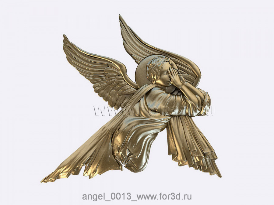Angel 0013 3d stl модель для ЧПУ
