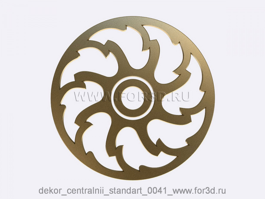 Decor central standart 0041 3d stl модель для ЧПУ