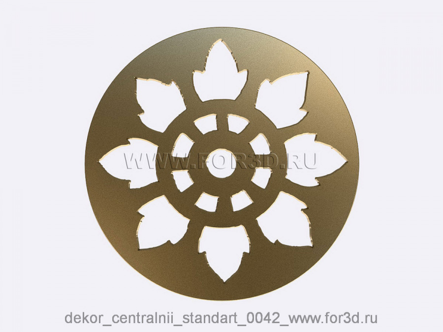 Decor central standart 0042 3d stl модель для ЧПУ