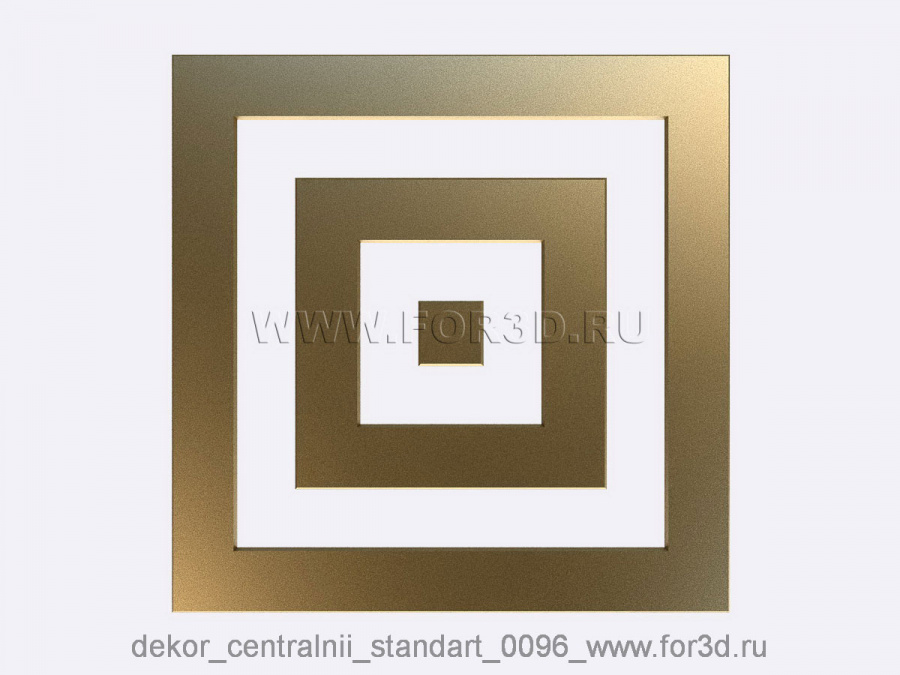 Decor central standart 0096 3d stl модель для ЧПУ