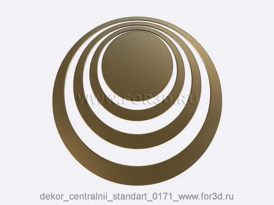 Decor central standart 0171 3d stl модель для ЧПУ