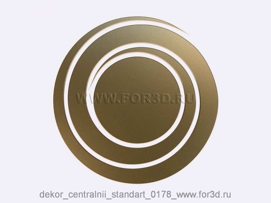 Decor central standart 0178 3d stl модель для ЧПУ